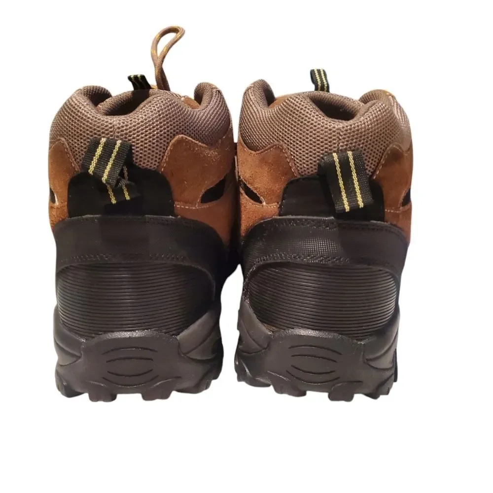 Mt Emey Men's Brown Leather HikingShoes Boots 9703-2L Size 14E